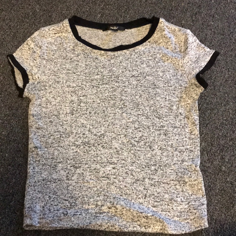 Grey Crop Top